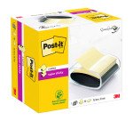 Post-it Z-Notes Pro Dispenser with Super Sticky Z-Notes Canary Yellow 90 sheets