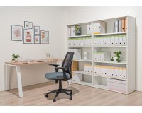 Kartonnen archiefdoos Bruneau rug 10cm - geassorteerde kleuren