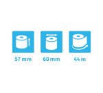 Papel térmico Exacompta 57 x Ø 60 x 12 mm x 44m 55 g 40347E 1 copia SBPA