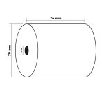 Bobines caisses Exacompta 7670120V - l 76 mm x L 40 m, Ø 70 mm - 1 pli(s) - paquet de 10