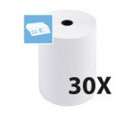 Bobines caisses Exacompta 43804E - l 80 mm x L 44 m, Ø 56 mm - 1 pli(s) - paquet de 10