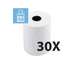 Bobines caisses Exacompta 40915E - l 57 mm x L 24 m, Ø 46 mm - 1 pli(s) - paquet de 10