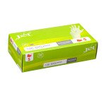 Einweg-Vinylhandschuhe unbestäubt - Box mit 100 Handschuhen.