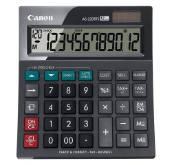 Calculadora de escritorio Canon AS-220RTS - 12 dígitos