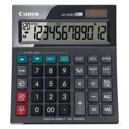 Calculatrice de bureau Canon AS-220RTS - 12 chiffres