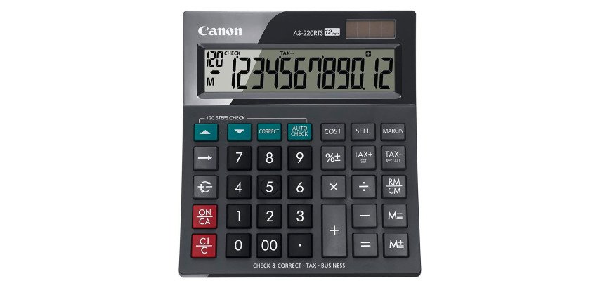 Bürorechner Canon AS-220RTS - 12 Ziffern