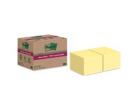 Sticky Notes recycled pastel yellow Super Sticky Post-it - 70-sheet pad