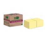 Notes recyclées jaunes pastel Super Sticky Post-it - bloc de 70 feuilles