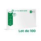 Lettre suivie Prêt-à-Poster 162 x 229 mm -50g- Paquet de 100