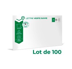 Lettre suivie Prêt-à-Poster 162 x 229 mm -50g- Paquet de 100
