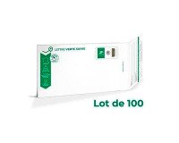 Enveloppe Prêt à poster Lettre Verte Suivie - Paquet de 100