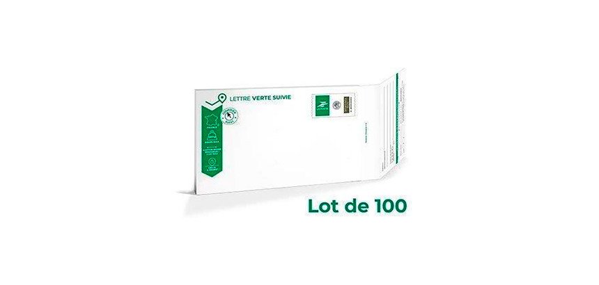 Enveloppe carton Prêt à Poster Lettre Suivie 140 x 230 mm Epaisseur 30 mm 500g- Paquet de 100