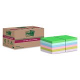 Notes repositionnables recyclées couleurs Super Sticky Post-it - bloc de 70 feuilles