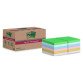 Notes repositionnables recyclées couleurs Super Sticky Post-it - bloc de 70 feuilles