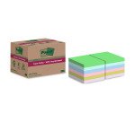 Notes recyclées couleurs Super Sticky Post-it - bloc de 70 feuilles