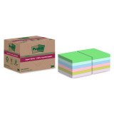 Notes recyclées couleurs Super Sticky Post-it - bloc de 70 feuilles