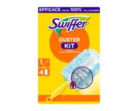 Plumero atrapapolvo Swiffer Duster - Kit con mango y 4 recambios