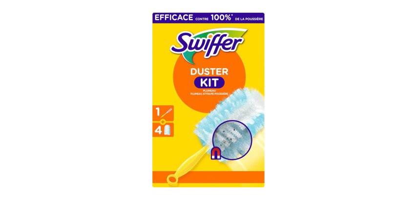 Startkit Swiffer Duster voor stofdoek met steel en 4 navullingen