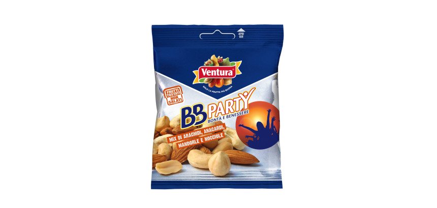 Mix di frutta BBPARTY Pocket tostato 50 g 12 unità