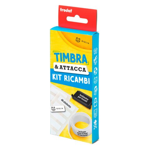 Kit refill per timbri Trodat Timbra e attacca