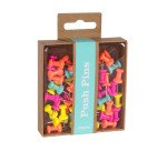 Agujas señalizadoras Push pins Fluor Collection Apli - Caja de 50