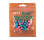 Agujas de señalizar push pins de colores surtidos Kraft Collection Apli - Bolsa de 25