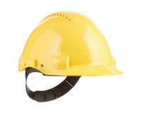 Casco de seguridad ventilado, arnés ajustable 3M G3000