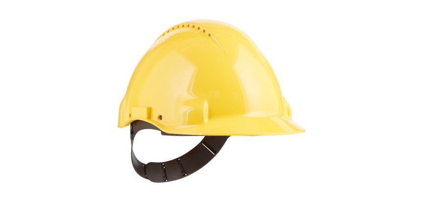 Casque de sécurité ventilé, harnais ajustable 3M G3000