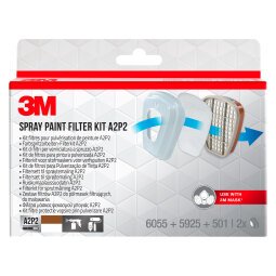 Kit 2 filtres 3M pour masque Série 6000 A2P2