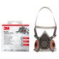 Demi-masque de protection respiratoire réutilisable 3M Série 6000 - Taille M