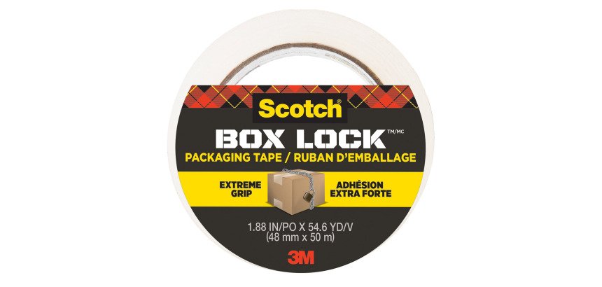 3950 Scotch Box Lock 48 mm X 50 m transparent polypropylene packaging tape