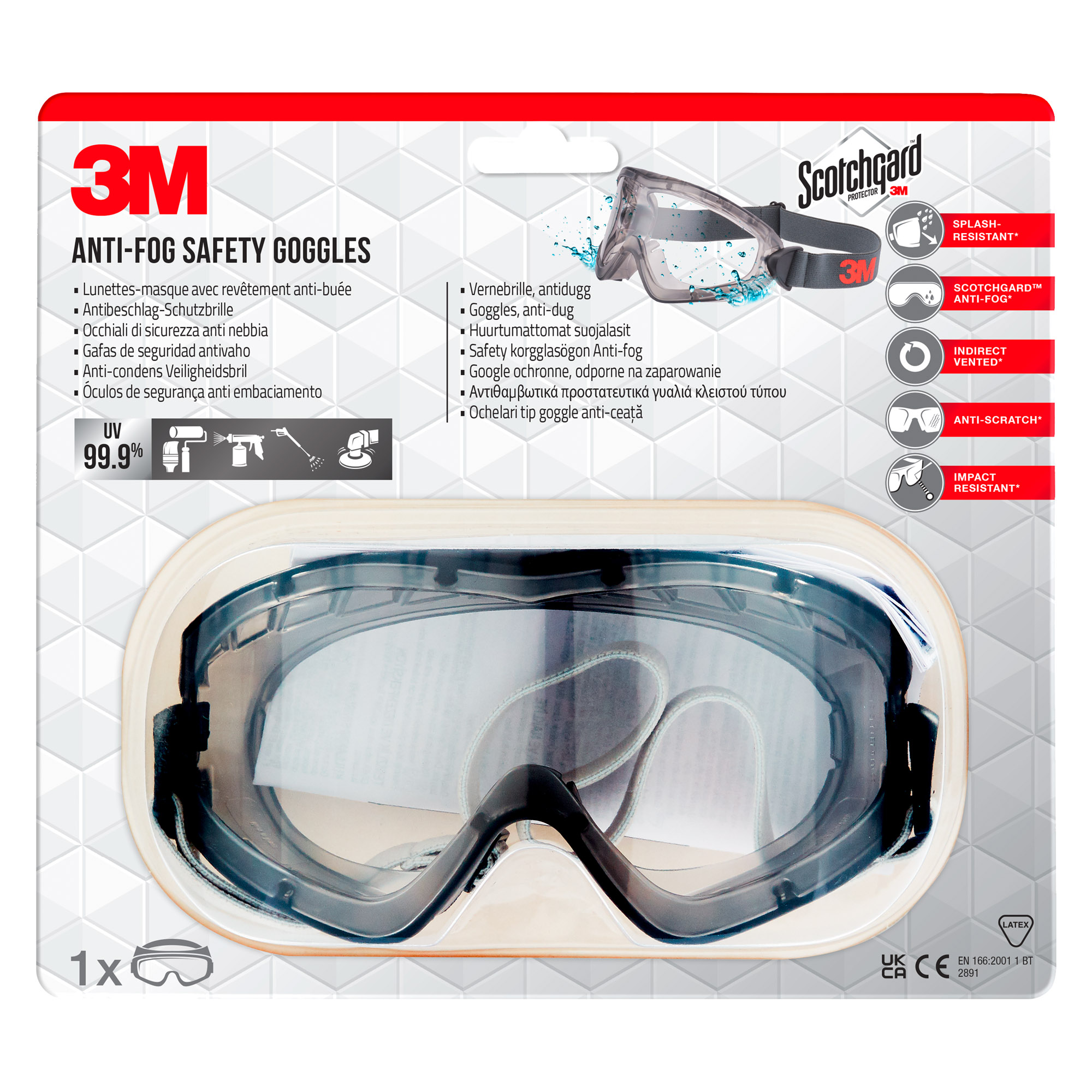 Lunette de protection SURLUNETTE - Protection oculaire EN 166:2001