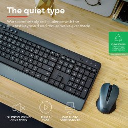 En_trust set tastiera+mouse trezowireless deskset