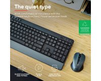 En_trust set tastiera+mouse trezowireless deskset