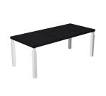 Florida 4 executive desk with 4 square section steel legs, d 90 x h 76.2 cm