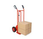 Carretilla de acero con doble pala fija y abatible - Capacidad de carga 250 Kg