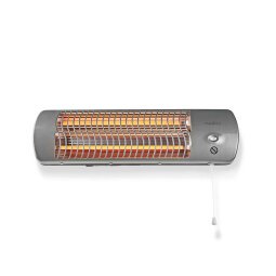 Riscaldatore per il bagno Nedis - 1200W - 2 modalità di calore - IPX4 - grigio
