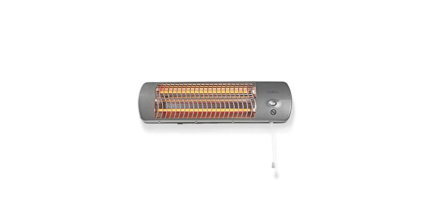 Riscaldatore per il bagno Nedis - 1200W - 2 modalità di calore - IPX4 - grigio