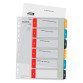 Divisori numerici in PP 1-6 A4 Maxi con indice stampabile Leitz Cosy