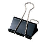 Molle fermacarte Molho Leone 19 mm Nero 12 unità