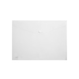 Buste con bottone A4 in polipropilene trasparente 10 pezzi incolore