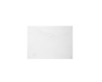 Buste con bottone A5 in polipropilene trasparente 5 pezzi incolore