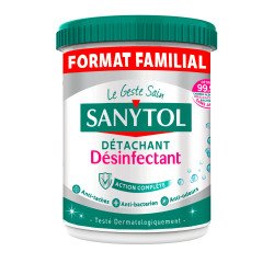 Détachant désinfectant textile poudre Sanytol Professionnel - Seau de 1,35 kg