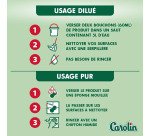 Nettoyant multi-surfaces anti-bactérien Carolin Huiles essentielles - Flacon de 1L