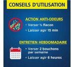 Entretien canalisations Ouragan – Flacon de 1 litre.