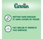 Nettoyant multi-surfaces anti-bactérien Carolin Huiles essentielles Eucalyptus & Citron vert - Flacon de 1 L