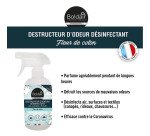 Destructeur d'odeurs désinfectant Boldair Fleur de coton - Spray 500 ml