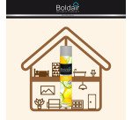 Désodorisant aérosol classique Boldair zeste citronné - 500 ml