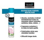 Désodorisant destructeur d'odeurs parfumant Boldair menthe rose - Aérosol 500 ml