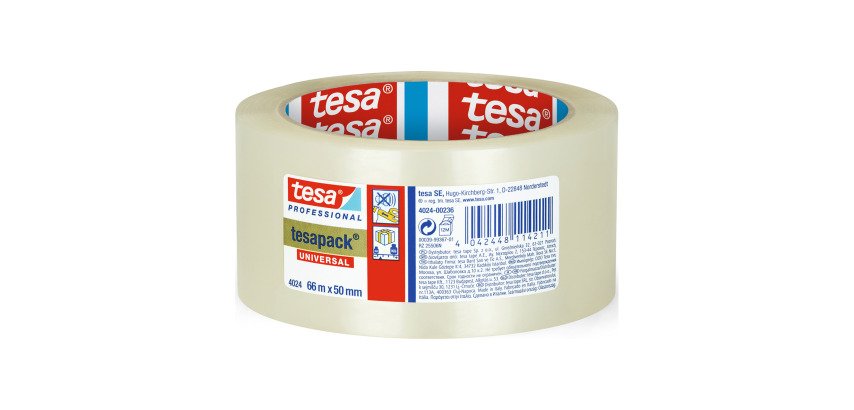 Nastro per imballo tesa® 4024 - PP - 50 mm x 66 m - trasparente
